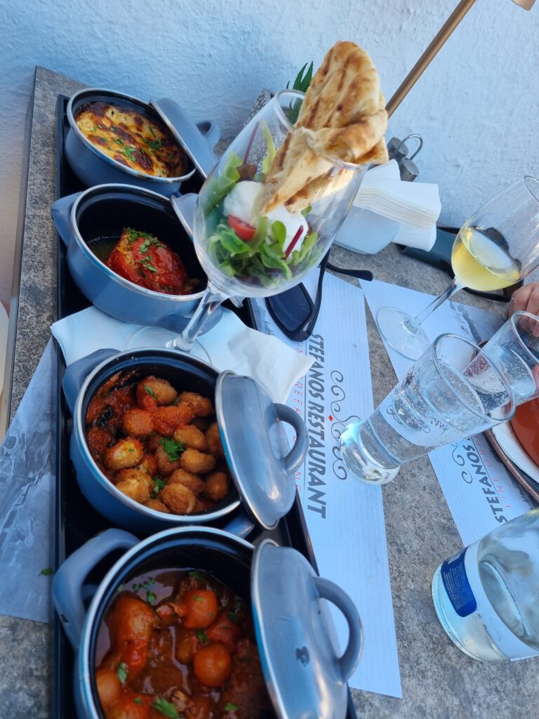 Essen in Lindos